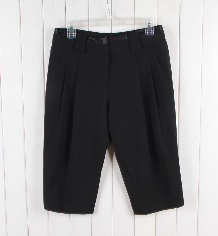 Korean style women suit cropped trousers